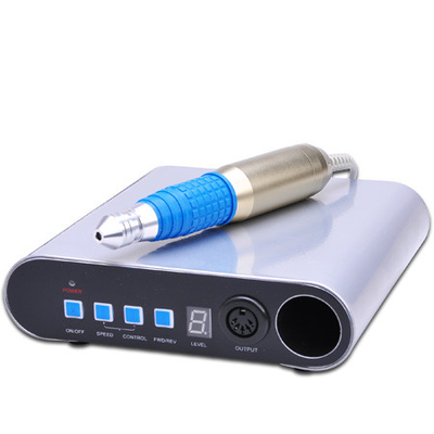 ompact와 스테인리스 handpiece 강선전도 자물쇠 handpiece 전기 못은 발 스위치 체계를 가진 기계를 교련합니다