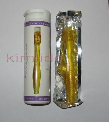 얼굴 피부 관리를 위한 티타늄 35 바늘 derma 우표 derma 지팡이 얼굴 롤러