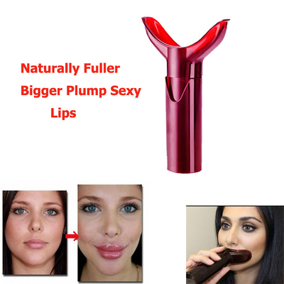 더 포동포동한 화제 가득 차있는 자연적인 입술 집에서, 입술 Plumping 흡입 장치
