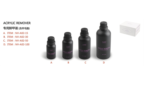 100ml 아크릴 UV 젤 제거제는 라놀린으로 젤 제거제 떨어져 적십니다
