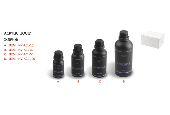 Navi 15ml 30ml 50ml 100ml 못 상점을 위한 밝은 자주색 아크릴 못 액체