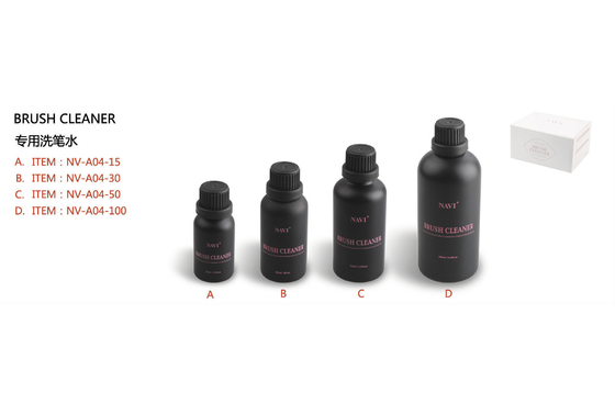 50ml 병 아크릴 못 솔 세탁기술자는 아크릴/젤 잔류물을 제거합니다