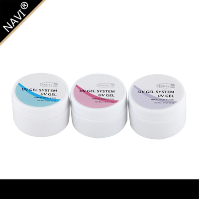 15ml/0.5oz 못 백색 분홍색 명확한을 가진 UV 젤 매니큐어 체계