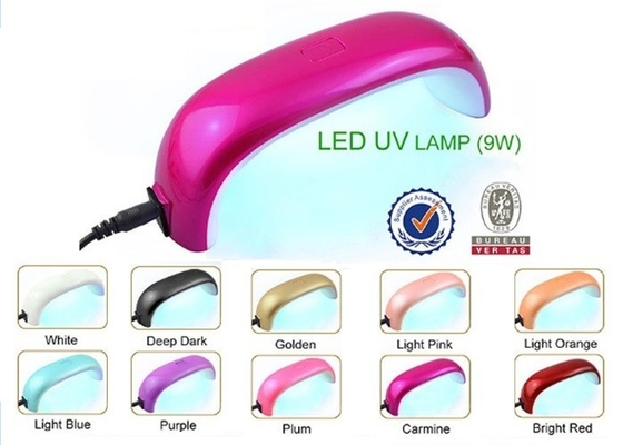 9W 110V 무지개 LED UV 젤 램프 빛 발가락 못 건조기 매니큐어 송풍기 치료