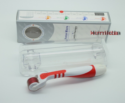 변하기 쉬워 머리를 가진 소형 540의 바늘 티타늄 LED derma 롤러