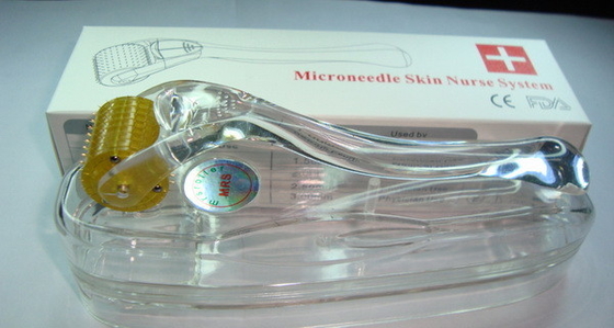 여드름을 위한 티타늄 200 바늘 얼굴/몸 Derma Microneedle 롤러는 제거를 상처를 남깁니다