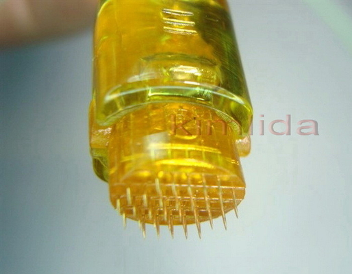 얼굴 피부 관리를 위한 티타늄 35 바늘 derma 우표 derma 지팡이 얼굴 롤러