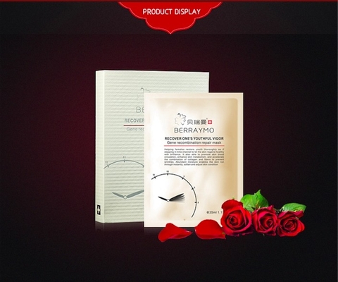 얼굴 가면 moisturizer 교원질 얼굴 가면 반대로 주름 산성 hyaluronic 가면을 희게하는 Berraymo-24k 피부 얼굴 배려