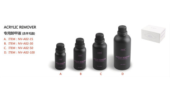 100ml 아크릴 UV 젤 제거제는 라놀린으로 젤 제거제 떨어져 적십니다