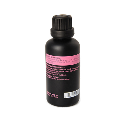 50ml 병 아크릴 못 솔 세탁기술자는 아크릴/젤 잔류물을 제거합니다