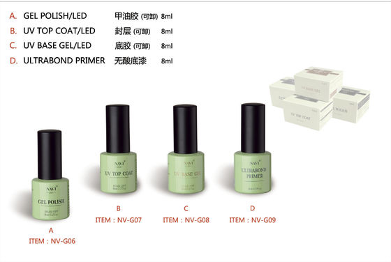 빠른 건조한 8ML 페인트 못은 201의 색깔로 못 UV 젤 폴란드어 떨어져 적십니다